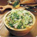 Salát ze syrové zeleniny s hráškem